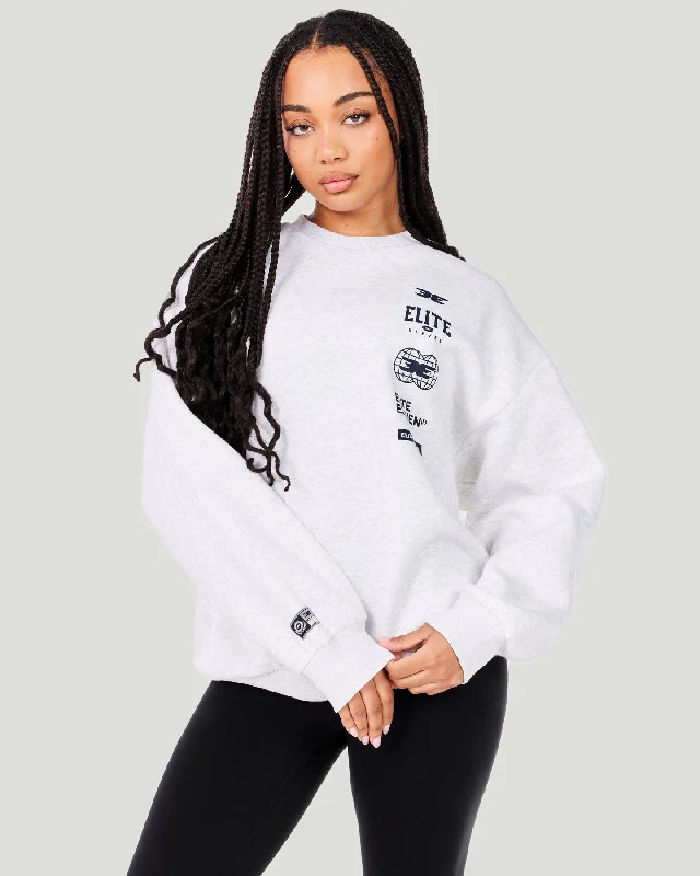 Women's Clothing Apparel Collective Crewneck - Polar Grey