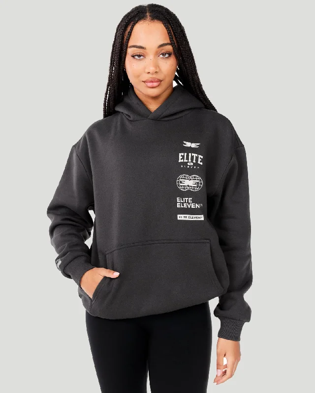 Charming Women's Holiday Apparel Collective Hoodie - Slate