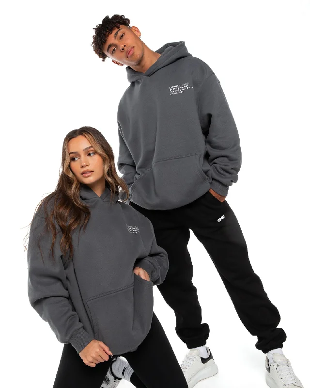 Affordable Women's Clothing Online Community Hoodie - Slate