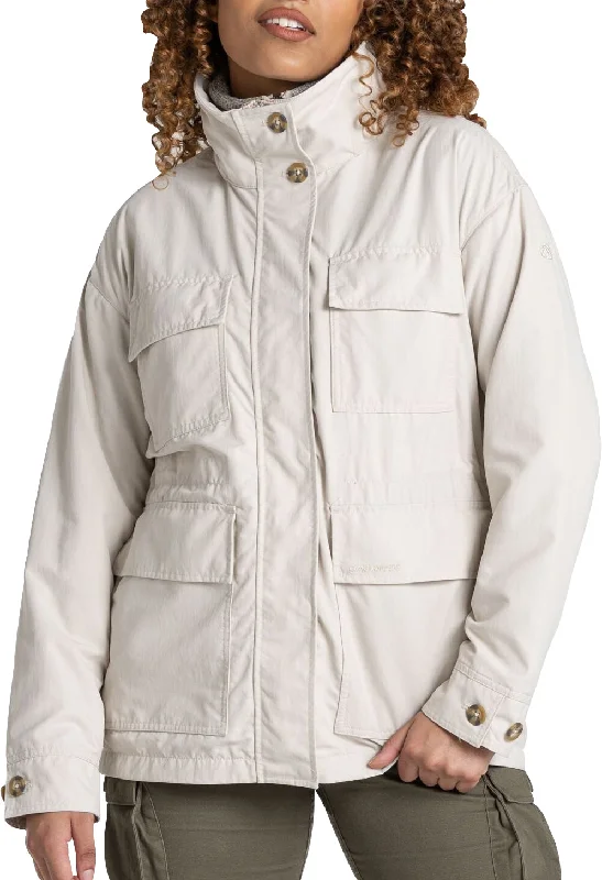 Trendy Boutiques Online Craghoppers NosiLife Adventure Womens Jacket - Cream