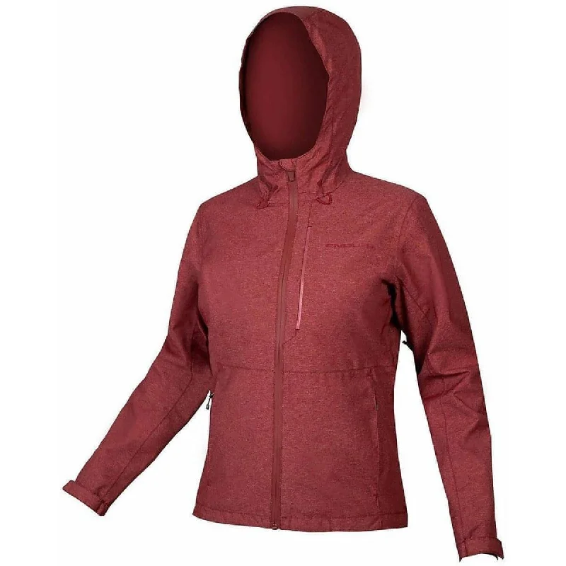 Women's Online Boutique Endura Hummvee Waterproof Hooded Womens Cycling Jacket - Red