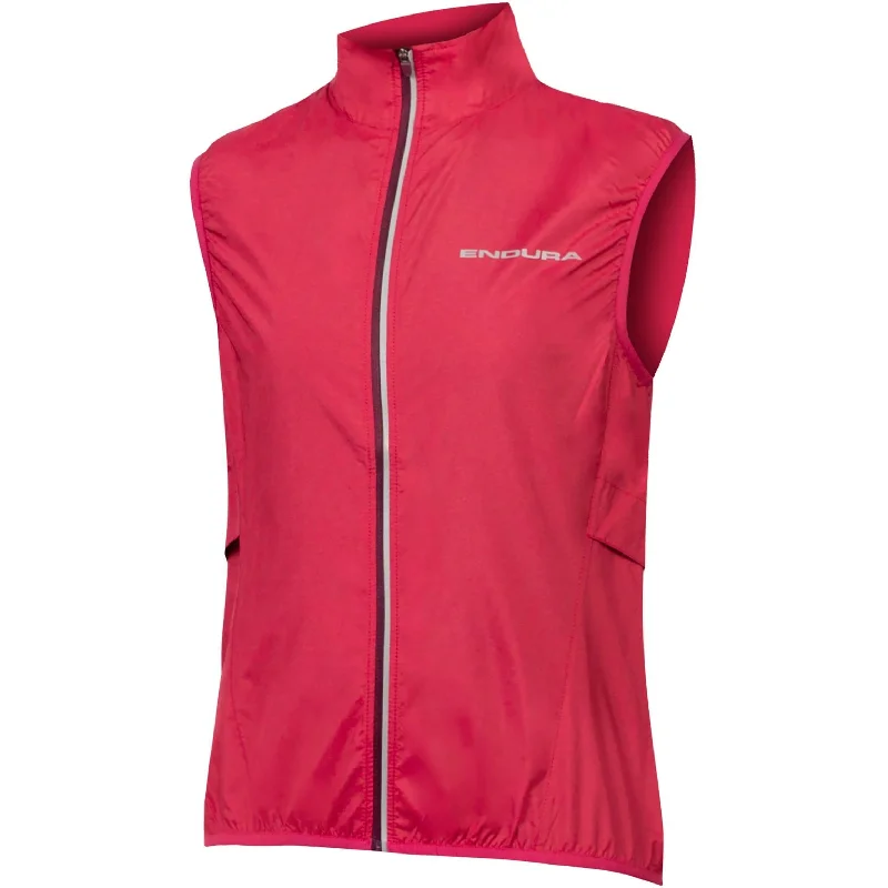 Women's Holiday Attire Endura Pakagilet Womens Cycling Gilet - Pink