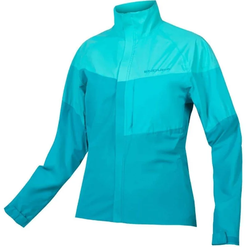 Women's Clothing Stores Endura Urban Luminite II Waterproof Womens Cycling Jacket - Blue