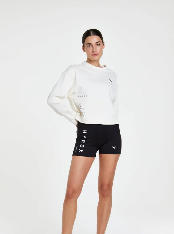 Chic Women's Clothing Online HYROX|PUMA BETTER SPORTSWEAR Crew - White