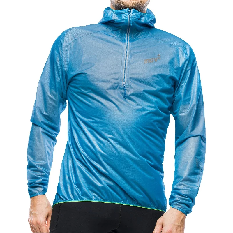 City Fashion Inov8 Raceshell Half Zip Waterproof Running Jacket - Blue