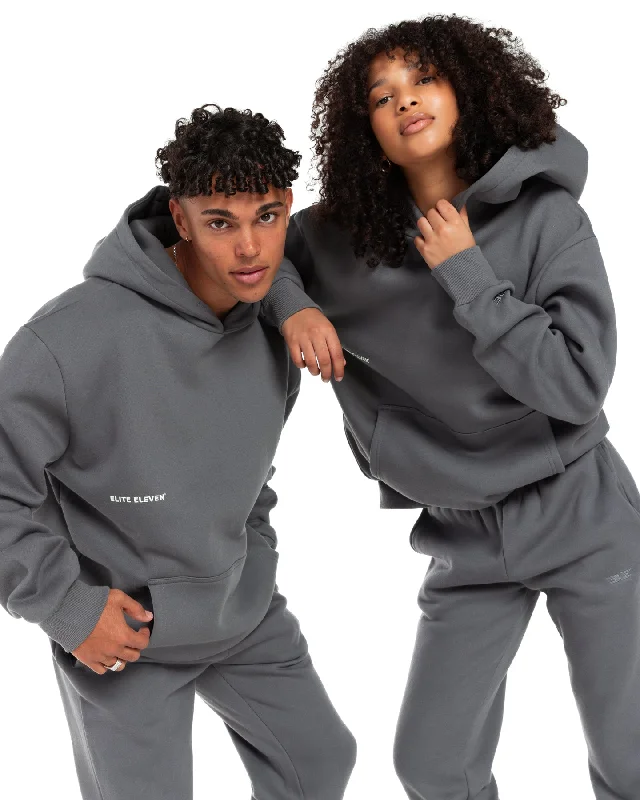 Limited Time Offer Offset Hoodie - Cool Slate