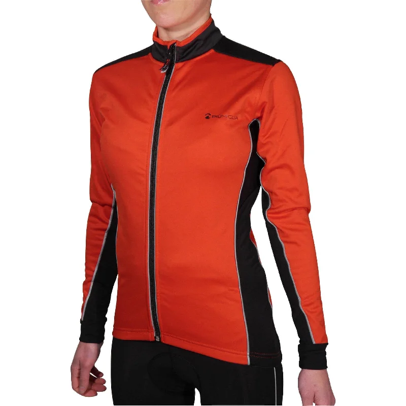 Clothing Sales Piu Miglia Bari Soft Shell Womens Cycling Jacket - Red