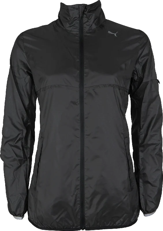 Cheap Women's Clothing Online Puma Lightweight Womens Running Jacket - Black