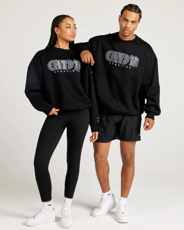 Modern Women's Apparel Record Crewneck - Black