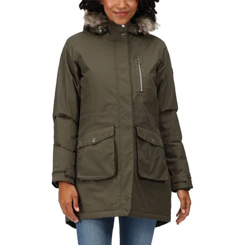 Women's Party Outfit Regatta Serleena Insulated Womens Waterproof Jacket - Green