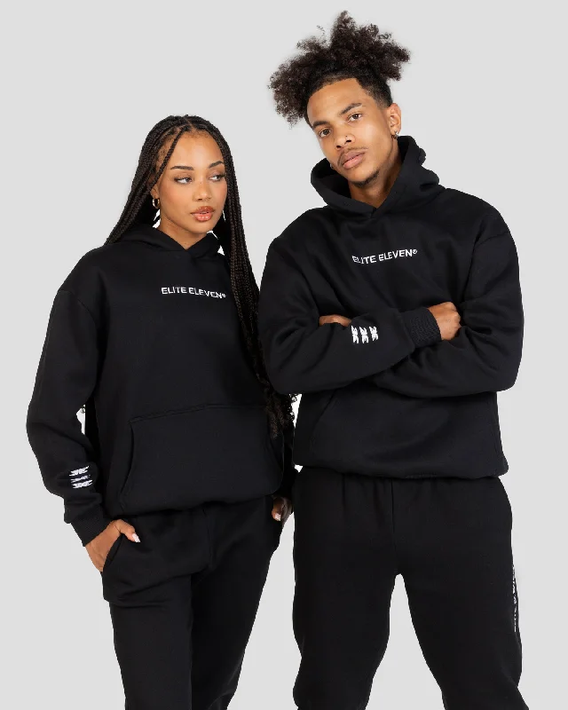 Flash Discount Registered Hoodie - Black/White