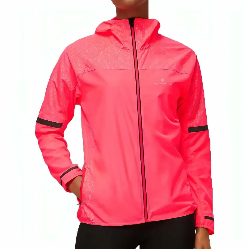 Best Online Boutiques For Women Ronhill Life Night Runner Womens Running Jacket - Pink