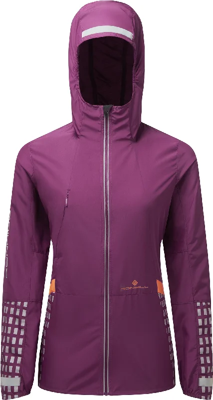 High Street Women's Fashion for Trendy Shoppers Ronhill Tech Afterhours Womens Running Jacket - Purple