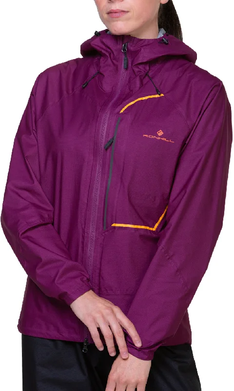 Sales Clothes Ronhill Tech Fortify Womens Running Jacket - Purple