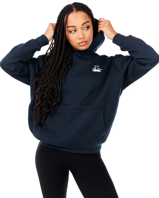 Women's Travel Outfit Set Sprinting Club Hoodie - Navy