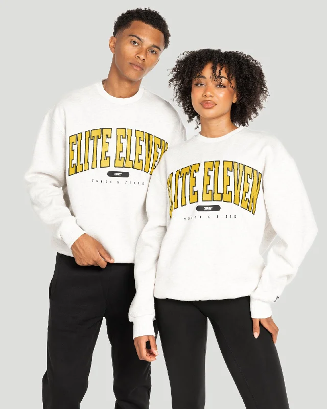 Women's Resort Apparel Track & Field Crewneck - Polar / Yellow