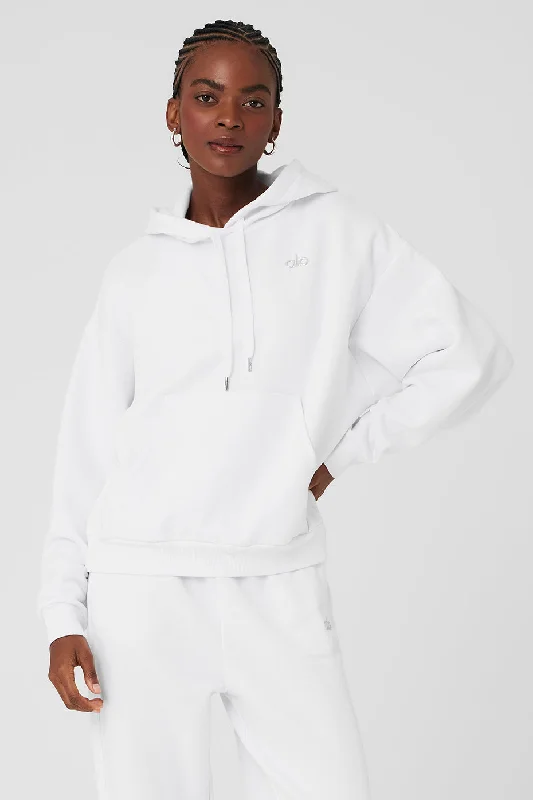 Women's Outerwear for All Weather Conditions Accolade Hoodie - White