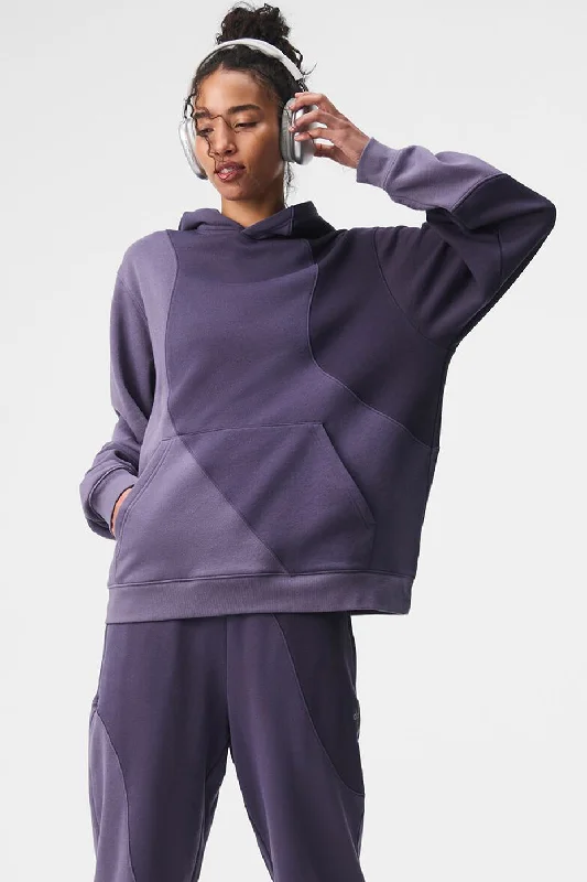 Clothes Women Make Waves Hoodie - Italian Plum Tonal