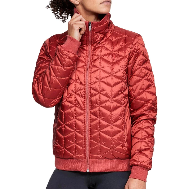 End Of Season Sale Clothing Under Armour ColdGear Reactor Performance Womens Jacket - Pink