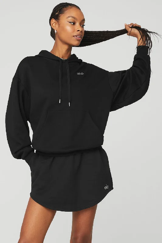 High-End Women's Apparel Accolade Hoodie - Black