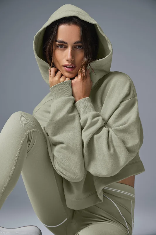 Women's Elegant Formal Outfit Bae Hoodie - Limestone