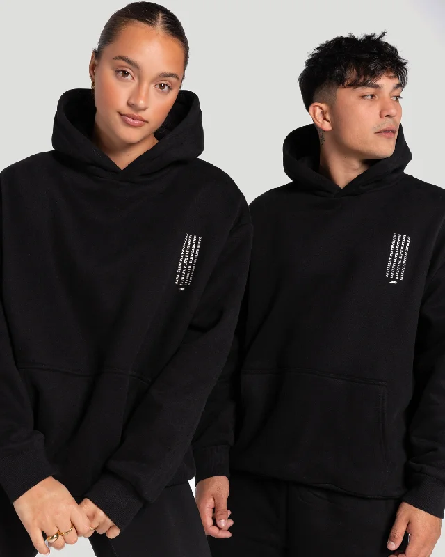 Online Boutique Stores Waterfall Hoodie - Black