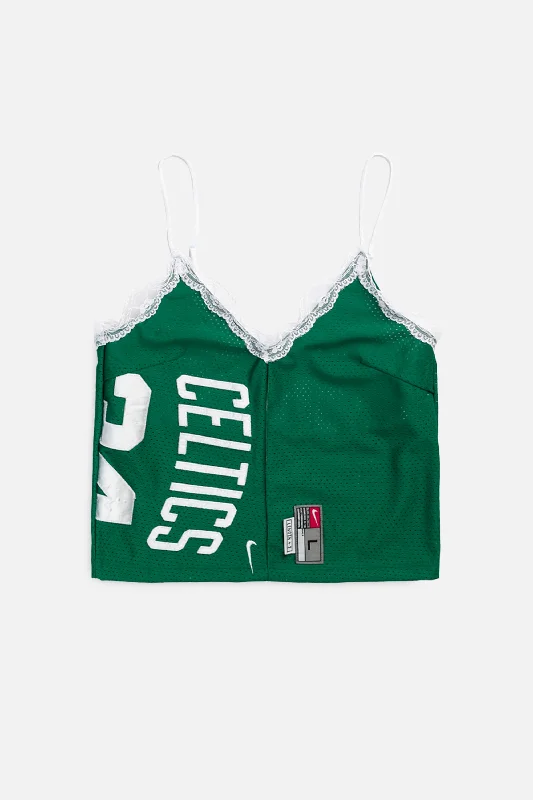 Women's Professional Apparel Rework Boston Celtics NBA Lace Tank - XS