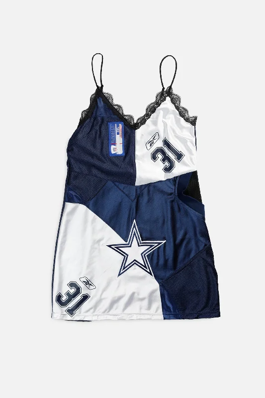 Casual Fashion Rework Dallas Cowboys NFL Lace Dress - M