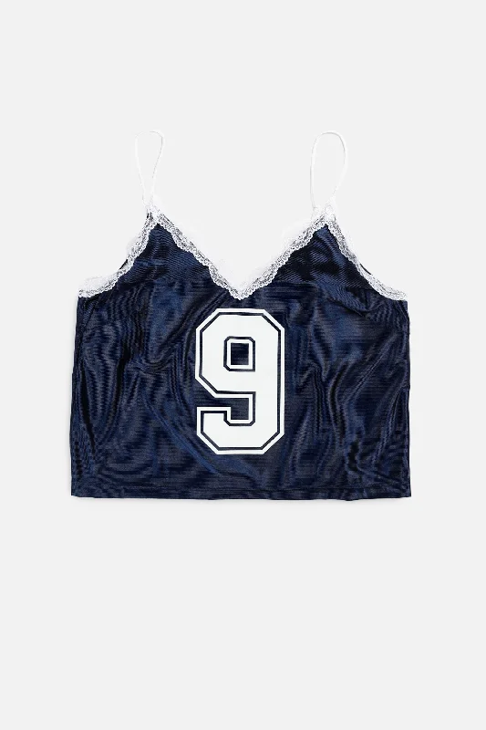 Timeless Elegance Rework Dallas Cowboys NFL Lace Tank - XL