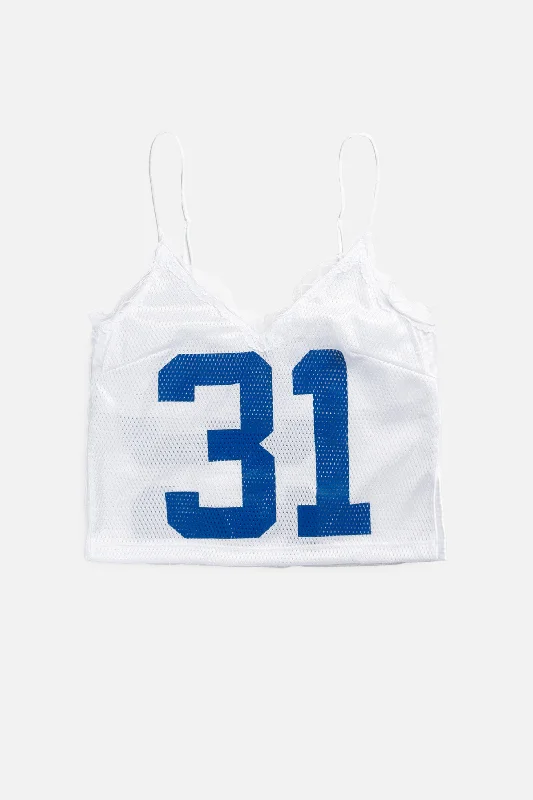 Everyday Fashion Rework Dallas Cowboys NFL Lace Tank - XS