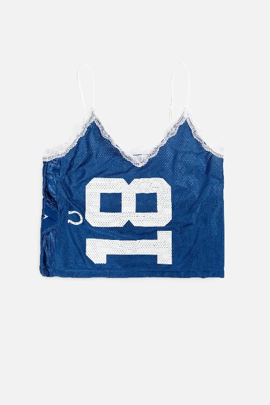 Chic Casual Style Rework Indianapolis Colts NFL Lace Tank - XL