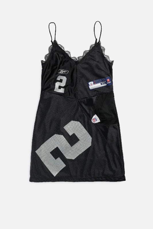 Casual Chic Rework Las Vegas Raiders NFL Lace Dress - S