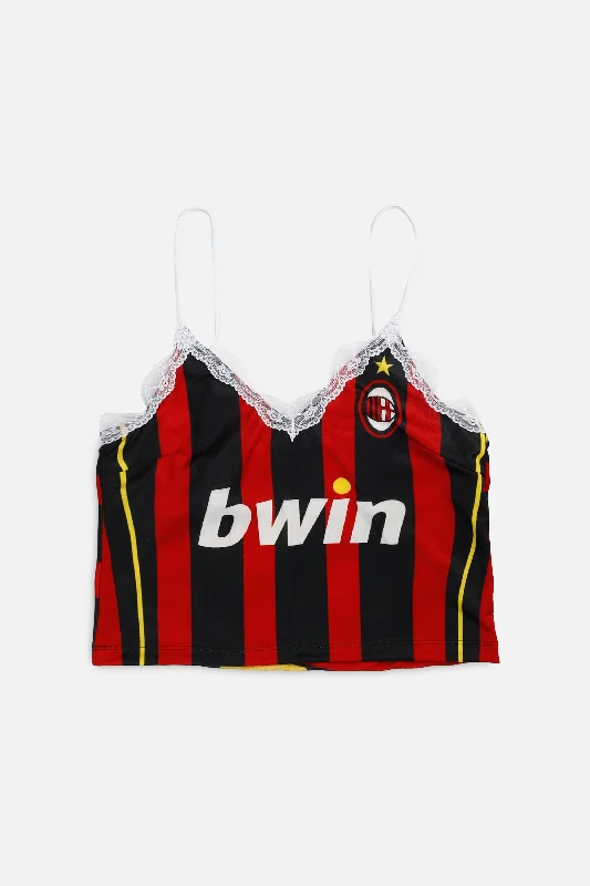 Vintage Fashion Rework Milan Soccer Lace Tank - M