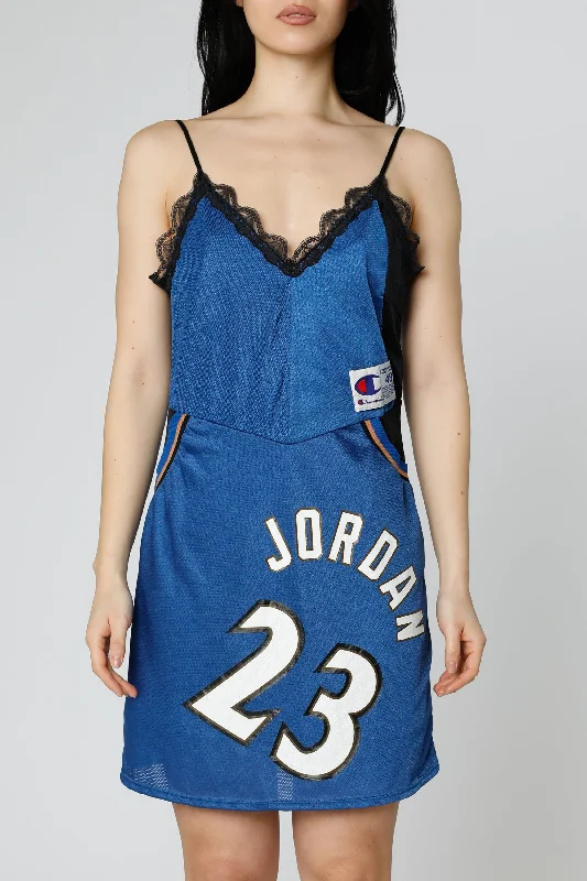 Fashion Women's Clothing Rework NBA Lace Dress - S