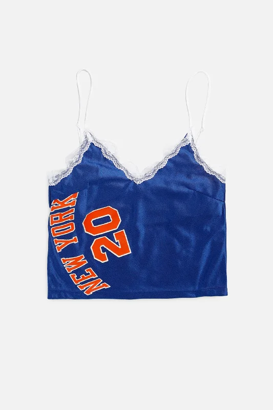 Evening Looks Rework New York Knicks NBA Lace Tank - S