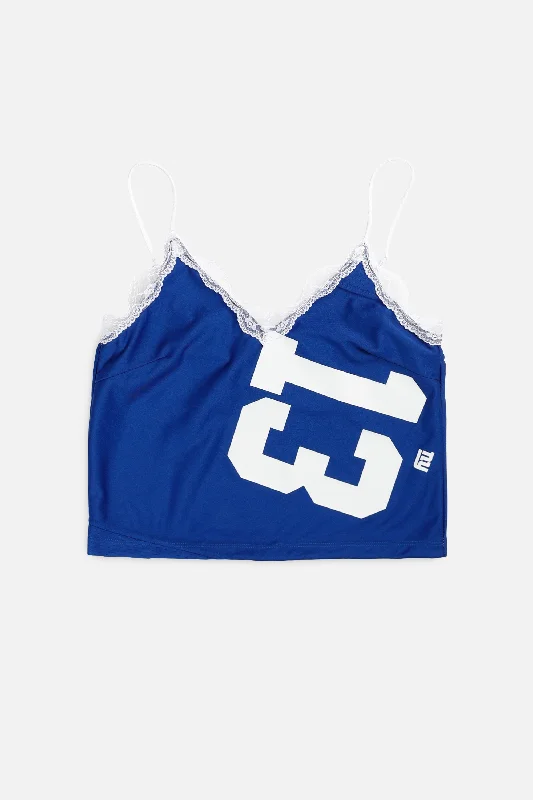 Casual Chic Clothing Rework NY Giants NFL Lace Tank - M