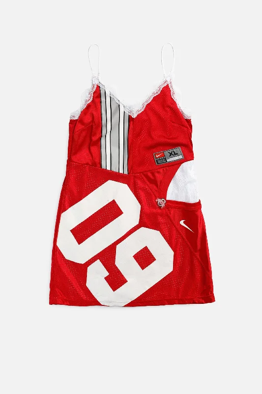 Sophisticated Outfits Rework Ohio State NCAA Lace Dress - M