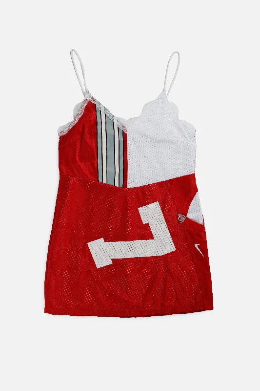 Vintage-Inspired Garments Rework Ohio State NCAA Lace Dress - XL