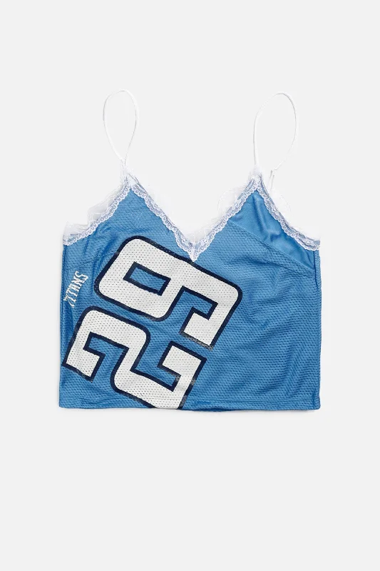 Casual Clothes For Women Rework Tennessee Titans NFL Lace Tank - S